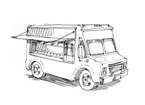 food truck illustration